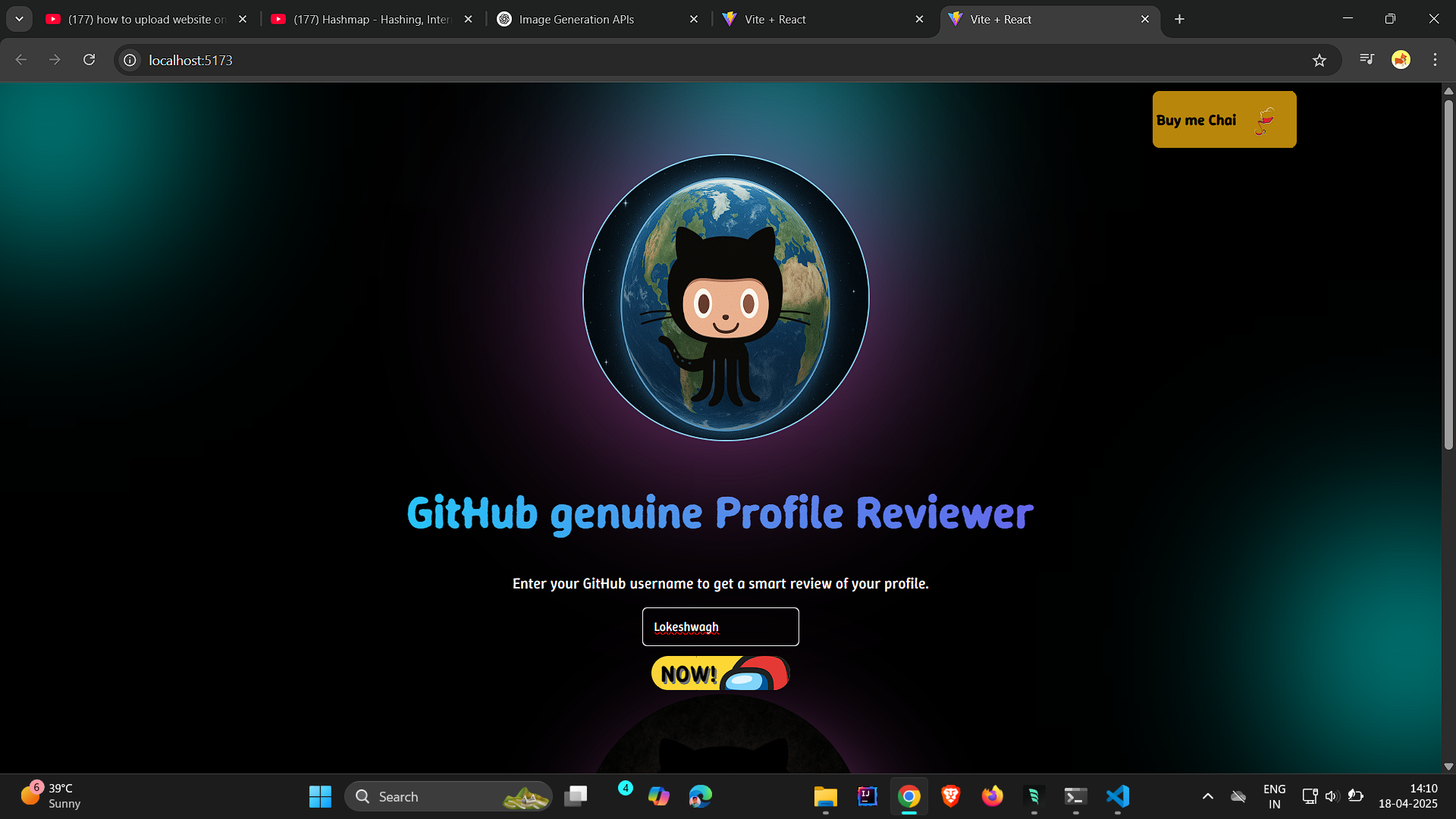 GitHub Profile Reviewer